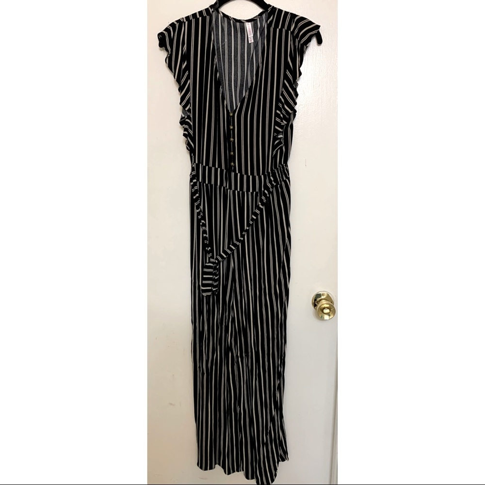 Xhilaration Striped Jumpsuit